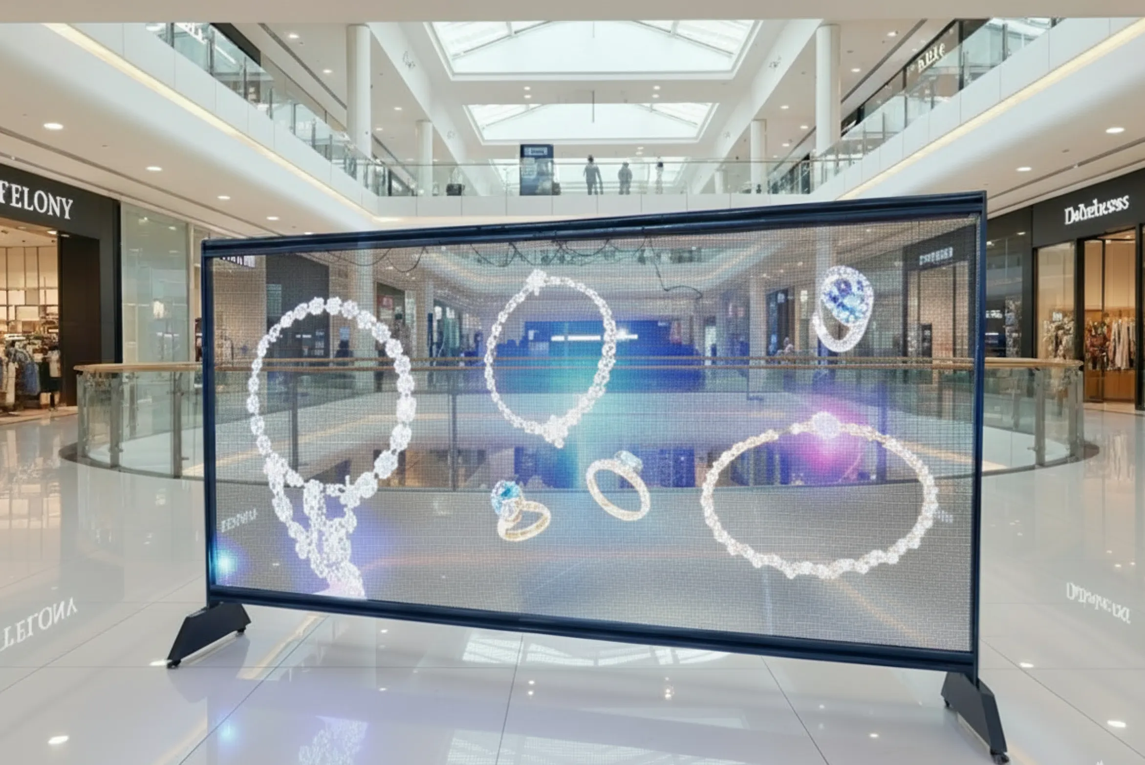LED Holographic Invisible Screen